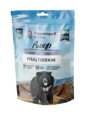 Купить ТерриториЯ Амур лакомство сублимированное для собак Рубец говяжий