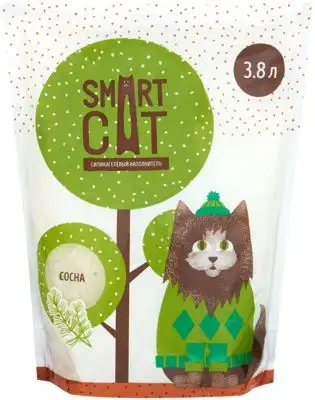Купить smart cat наполнитель для кошек силикагелевый наполнитель с ароматом сосны