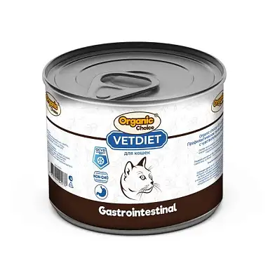 Organic Сhoice VET Gastrointestinal консервы профилактическое питание для взрослых кошек с чувствительным пищеварением