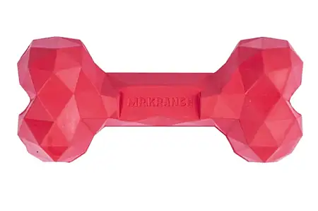 Купить mr.kranch игрушка для собак Кость дентальная diamond, красная, с ароматом бекона