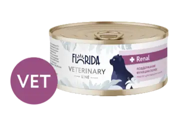 Florida vet Renal консервы для взрослых кошек для поддержания функции почек