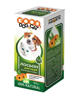 Good Dog&Cat Лосьон для ушей для Кошек и Собак