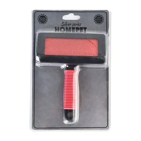 Купить homepet silver series пуходерка пластиковая для собак и кошек