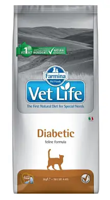 Farmina Vet Life сухой корм для кошек при сахарном диабете (diabetic)