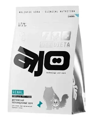 AJO Vet Dieta Renal Сухой корм для кошек при хронической болезни почек